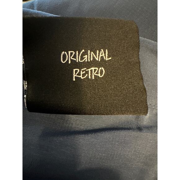 Milano Bay Original Retro Men Size Small 90s Blue Short Sleeve Button Down Shirt - Picture 6 of 8